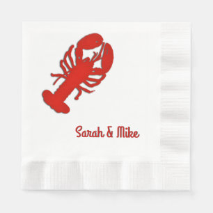 Serviette En Papier Homard personnalisé