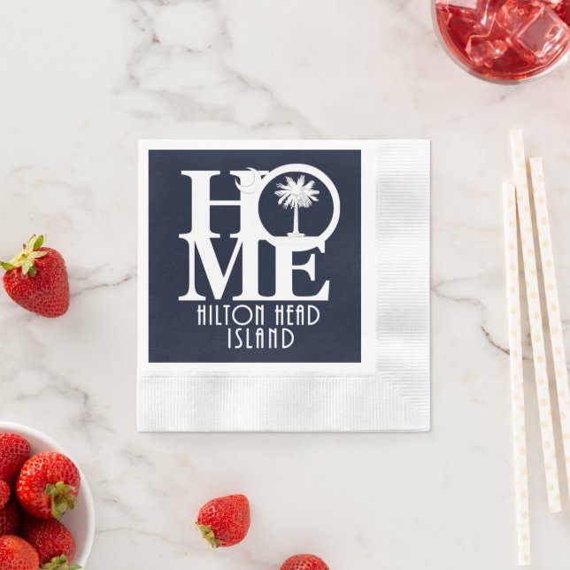 Serviette En Papier HOME Hilton Head Island (En situation)
