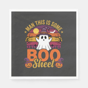 Serviette En Papier Homme d'Halloween C'est du Papier de Fantôme