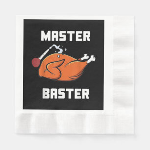 Serviette En Papier Hommes Femmes Master Baster Funny Turquie Baster M