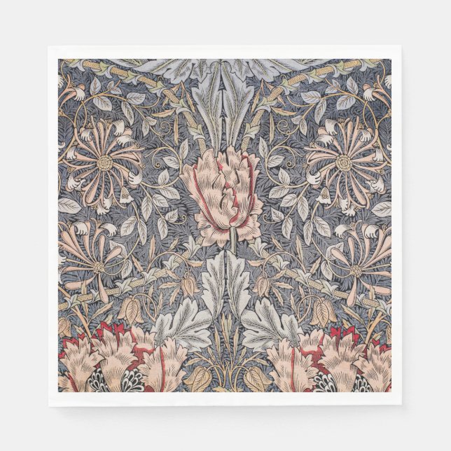 Serviette En Papier Honeysuckle Print (par William Morris) (Devant)