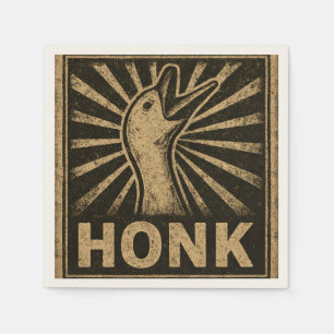 Serviette En Papier Honk Goose Funny Duck Chicken Mème
