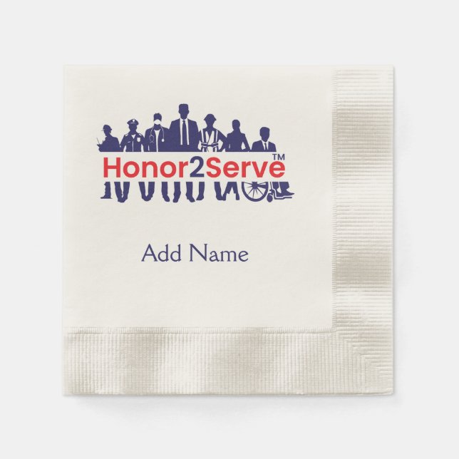 Serviette En Papier Honor2Serve (Devant)