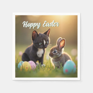 Serviette En Papier Hoppy Easter Friends