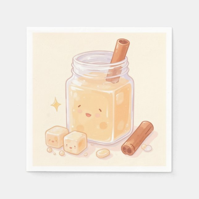 Serviette En Papier Horchata (Devant)