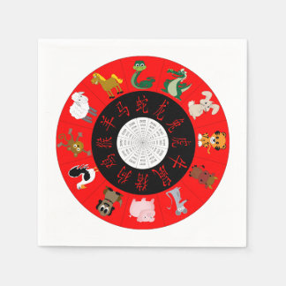 Serviette En Papier Horoscope chinois