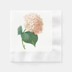 Serviette En Papier hortensia(Hydrangea sp.) par Redouté