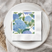 Hortensias bleus | Beau buisson floral