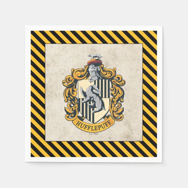 Serviette En Papier Hufflepuff Crest (Devant)
