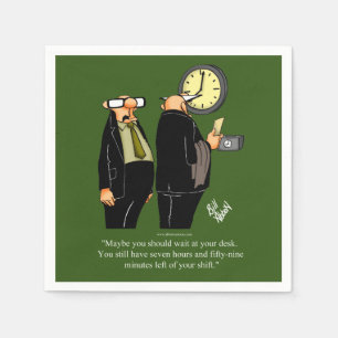 Serviette En Papier Humour de retraite amusant serviettes