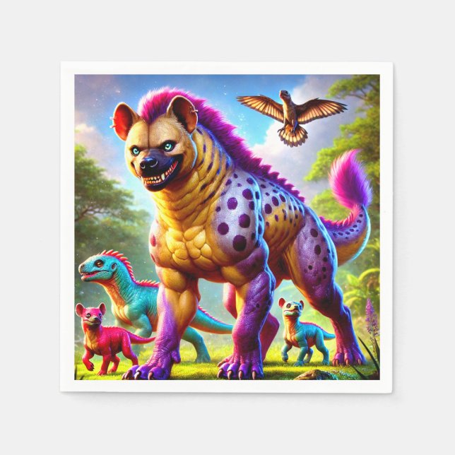 Serviette En Papier Hyena (Devant)