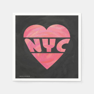 Serviette En Papier I Coeur NYC