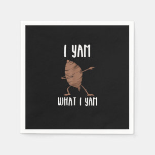 Serviette En Papier I Yam What I Yam Trendy Basic