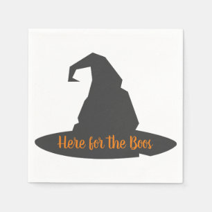 Serviette En Papier Ici pour la fête d'Halloween Boos