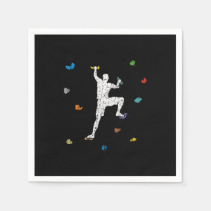 Serviette En Papier Idée Cadeau de l'grimpeur murale