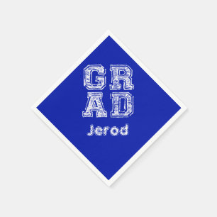 Serviette En Papier Idées de graduation customisées Style de tableau d