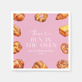 Serviette En Papier Il y a un petit pain dans le Baby shower de pain a