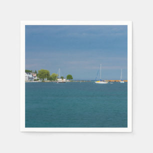 Serviette En Papier Île Harbour Mackinac