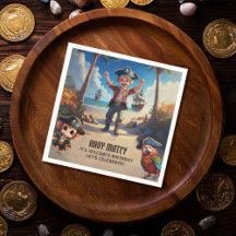 Île tropicale Pirate Boy fête d'anniversaire