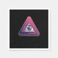 Illuminati Triangle Symbol Masonic Conspiracy Gift