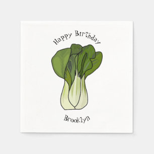 Serviette En Papier Illustration de Bok choy