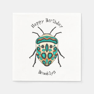 Serviette En Papier Illustration de bug Picasso