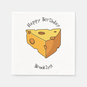 Serviette En Papier Illustration de fromage