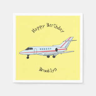 Serviette En Papier Illustration de jet privé