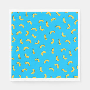 Serviette En Papier Illustration de Macaroni et fromage