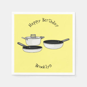 Serviette En Papier Illustration des jeux de cuisine