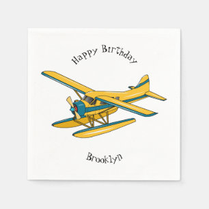 Serviette En Papier Illustration d'hydravion