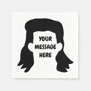 Serviette En Papier Illustration d'une combinaison de messages personn