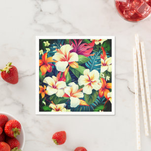 Serviette En Papier Impression hawaïenne