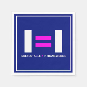 Serviette En Papier Indétectable es igual a Intransmisible VIH