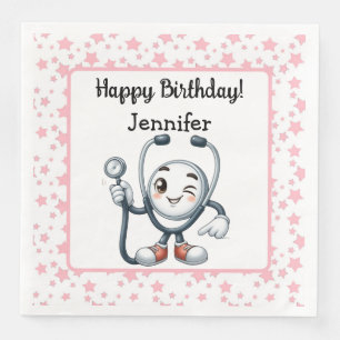 Serviette En Papier Infirmière Anniversaire Papier de fête Napkin