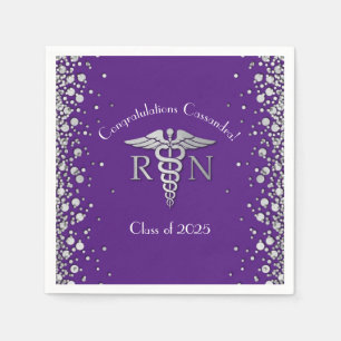 Serviette En Papier Infirmière École de soins infirmiers Graduation Pu