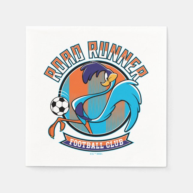 Serviette En Papier Insigne du club de football ROAD RUNNER™ (Devant)
