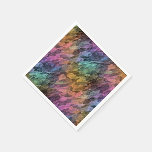 Serviette En Papier inspiration antechamber - cristal arc-en-ciel : (Coin)