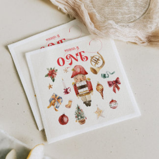 Serviette En Papier Invitation à la fête d'anniversaire de Noël pour l