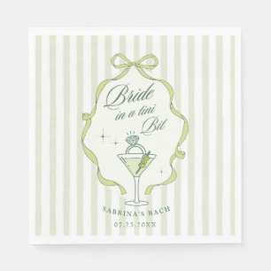 Serviette En Papier Invitation pour l'enterrement de vie de jeune fill