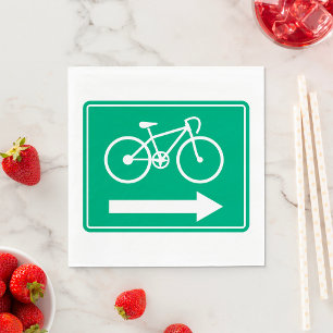 Serviette En Papier Itinéraires cyclables