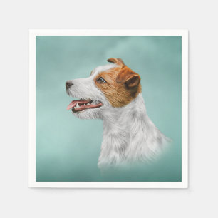 Serviette En Papier Jack Russell Terrier