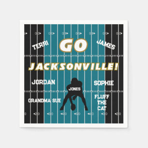 Serviette En Papier Jacksonville Football Family Paper Napkin