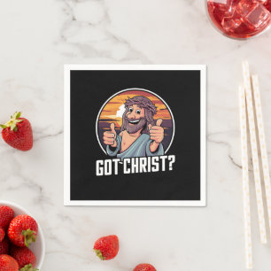 Serviette En Papier J'ai Buddy un Christ Noël Jésus Religieux