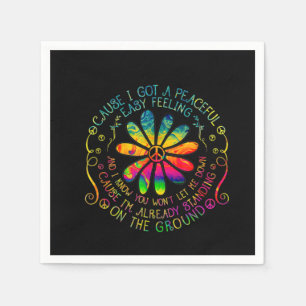 Serviette En Papier J'ai un hippie pacifique