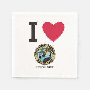 Serviette En Papier J'aime les serviettes de came de SWFL Eagle