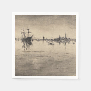 Serviette En Papier James Whistler - Nocturne, de Venise