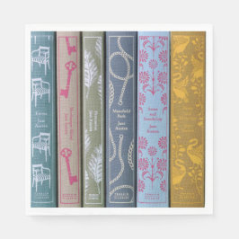 Serviette En Papier Jane Austen romans Napkins