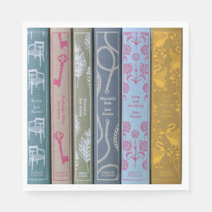 Serviette En Papier Jane Austen romans Napkins