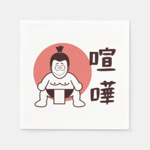 Serviette En Papier Japon Sumo, Tokyo - Sumo japonais traditionnel